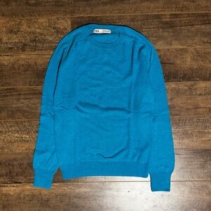Zara women Crewneck Sweater - Blue